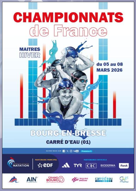 Championnats de France Hiver Maîtres N1 2026 Bourg-en-Bresse