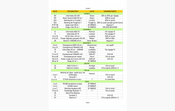 CALENDRIER 2026 2027 TOUTES CATEGORIES